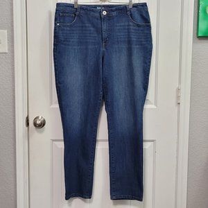 Style & Co Slim Leg Blue Jeans Size - 16W